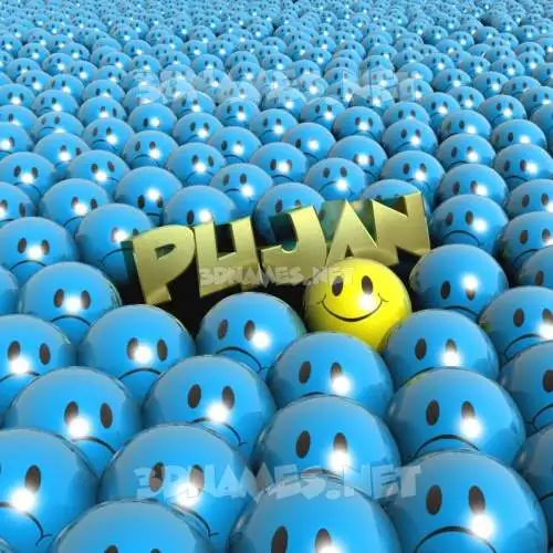 pujan in Special Smileys style - 3D name wallpaper pujan in Special Smileys style - 3D name wallpaper