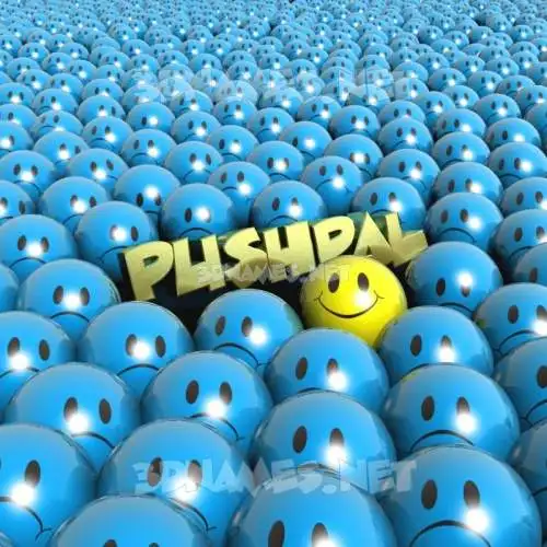 pushpal in Special Smileys style - 3D name wallpaper