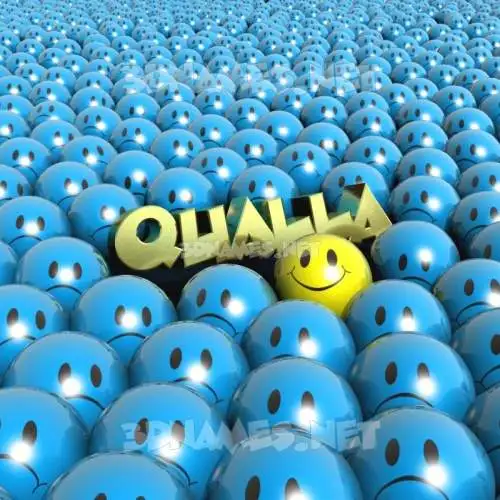 qualla in Special Smileys style - 3D name wallpaper qualla in Special Smileys style - 3D name wallpaper