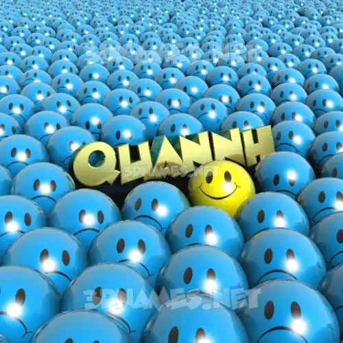 quannh in Special Smileys style - 3D name wallpaper quannh in Special Smileys style - 3D name wallpaper