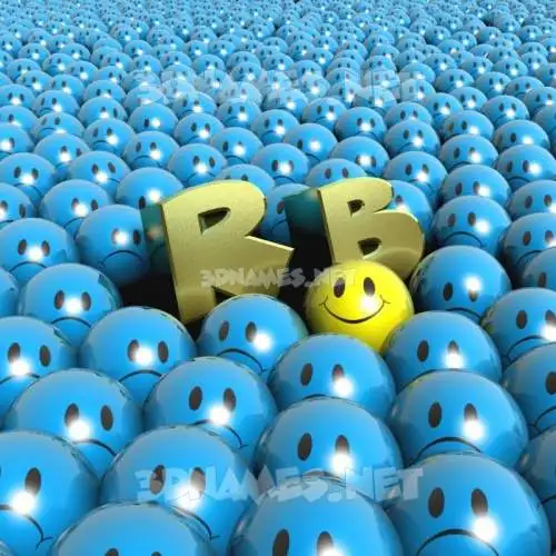r b in Special Smileys style - 3D name wallpaper r b in Special Smileys style - 3D name wallpaper