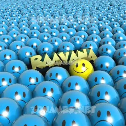raavana in Special Smileys style - 3D name wallpaper raavana in Special Smileys style - 3D name wallpaper