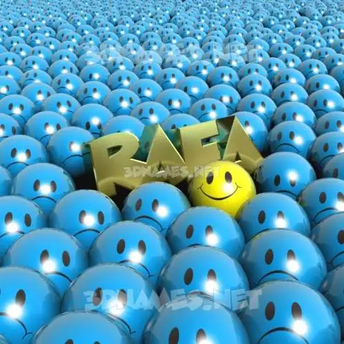 rafa in Special Smileys style - 3D name wallpaper