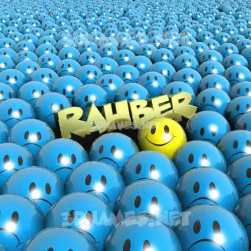 rahber in Special Smileys style - 3D name wallpaper