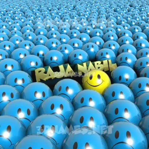 raja nabil in Special Smileys style - 3D name wallpaper raja nabil in Special Smileys style - 3D name wallpaper