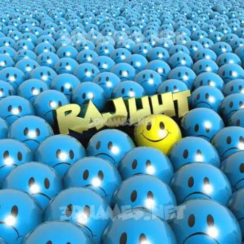 rajuht in Special Smileys style - 3D name wallpaper