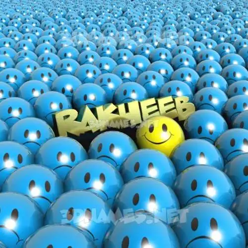 rakheeb in Special Smileys style - 3D name wallpaper rakheeb in Special Smileys style - 3D name wallpaper