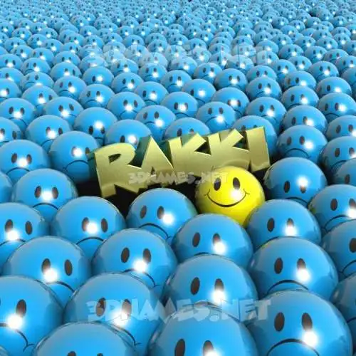 rakki in Special Smileys style - 3D name wallpaper rakki in Special Smileys style - 3D name wallpaper