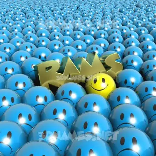 rams in Special Smileys style - 3D name wallpaper rams in Special Smileys style - 3D name wallpaper