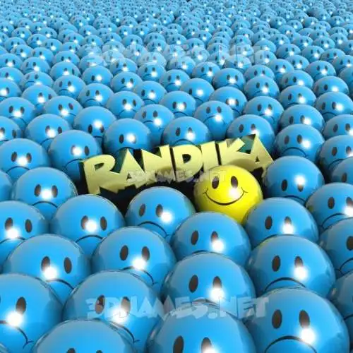randika in Special Smileys style - 3D name wallpaper