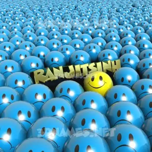 ranjitsinh in Special Smileys style - 3D name wallpaper