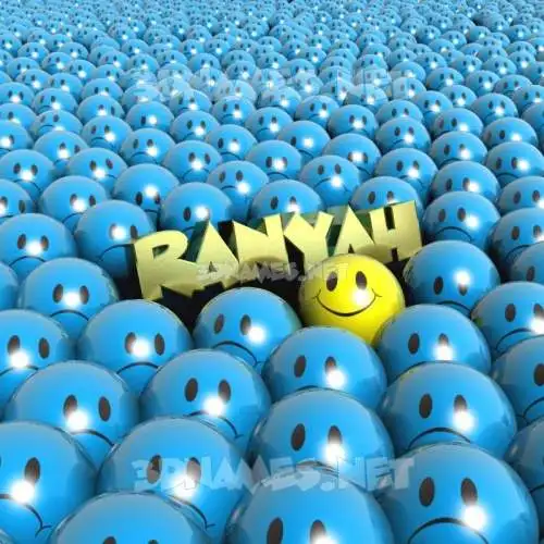ranyah in Special Smileys style - 3D name wallpaper