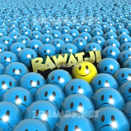 rawatji in Special Smileys style - 3D name wallpaper