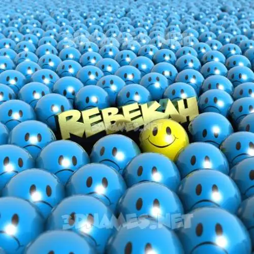 rebekah in Special Smileys style - 3D name wallpaper rebekah in Special Smileys style - 3D name wallpaper