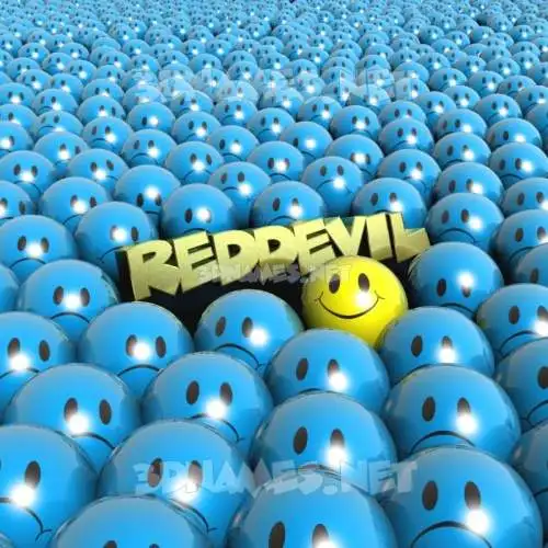 reddevil in Special Smileys style - 3D name wallpaper reddevil in Special Smileys style - 3D name wallpaper