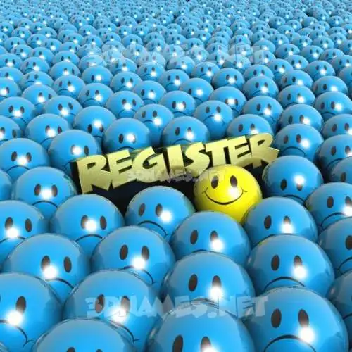 register in Special Smileys style - 3D name wallpaper