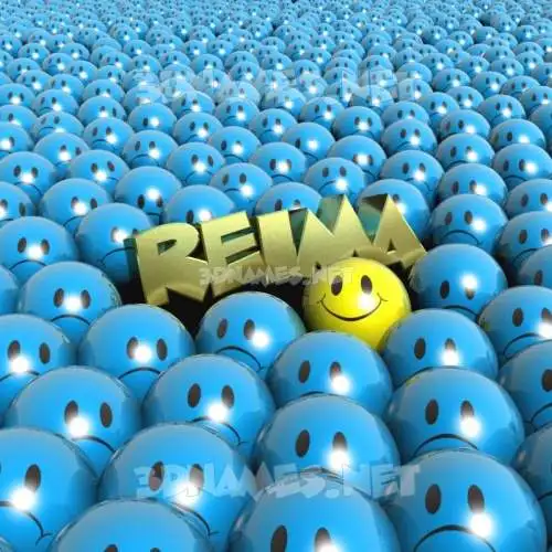 reima in Special Smileys style - 3D name wallpaper reima in Special Smileys style - 3D name wallpaper