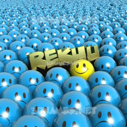 rekhu in Special Smileys style - 3D name wallpaper