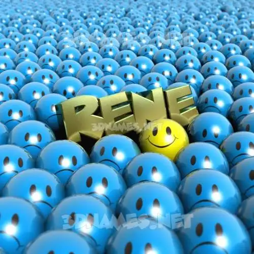 rene in Special Smileys style - 3D name wallpaper rene in Special Smileys style - 3D name wallpaper