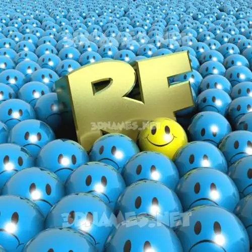 rf in Special Smileys style - 3D name wallpaper rf in Special Smileys style - 3D name wallpaper