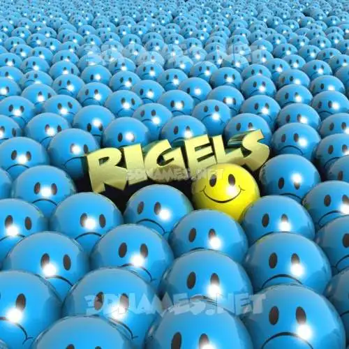 rigels in Special Smileys style - 3D name wallpaper rigels in Special Smileys style - 3D name wallpaper