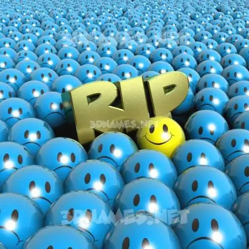 rip in Special Smileys style - 3D name wallpaper rip in Special Smileys style - 3D name wallpaper