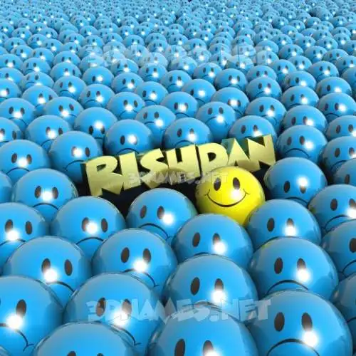 rishdan in Special Smileys style - 3D name wallpaper rishdan in Special Smileys style - 3D name wallpaper