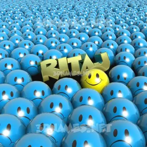 ritaj in Special Smileys style - 3D name wallpaper ritaj in Special Smileys style - 3D name wallpaper