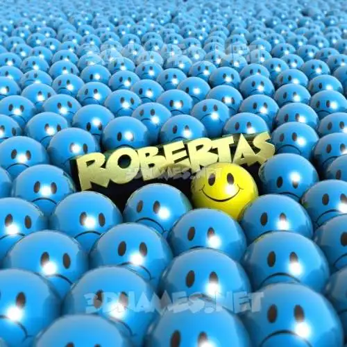robertas in Special Smileys style - 3D name wallpaper robertas in Special Smileys style - 3D name wallpaper