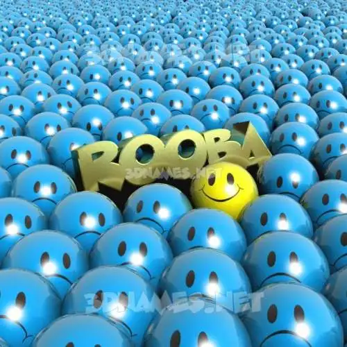 rooba in Special Smileys style - 3D name wallpaper rooba in Special Smileys style - 3D name wallpaper