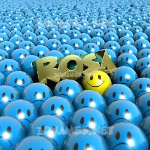 rosa in Special Smileys style - 3D name wallpaper rosa in Special Smileys style - 3D name wallpaper