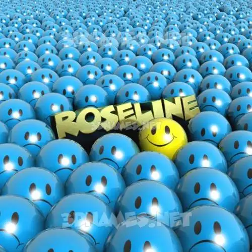 roseline in Special Smileys style - 3D name wallpaper roseline in Special Smileys style - 3D name wallpaper