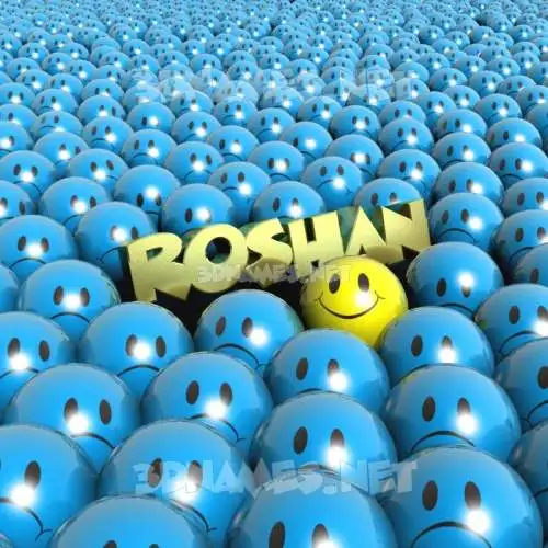 roshan in Special Smileys style - 3D name wallpaper roshan in Special Smileys style - 3D name wallpaper