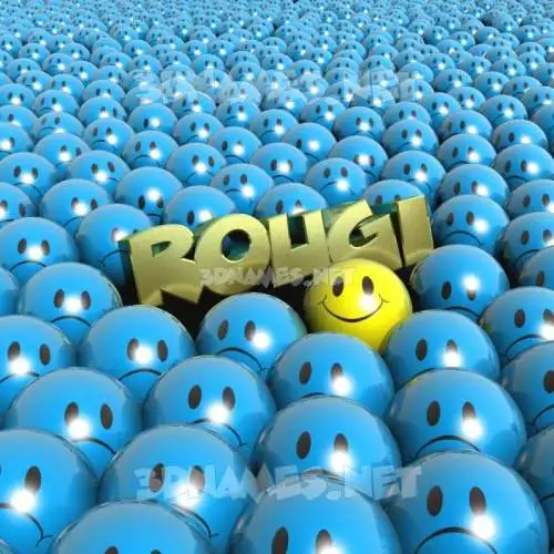 rougi in Special Smileys style - 3D name wallpaper rougi in Special Smileys style - 3D name wallpaper