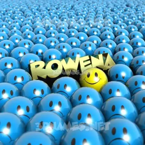 rowena in Special Smileys style - 3D name wallpaper rowena in Special Smileys style - 3D name wallpaper