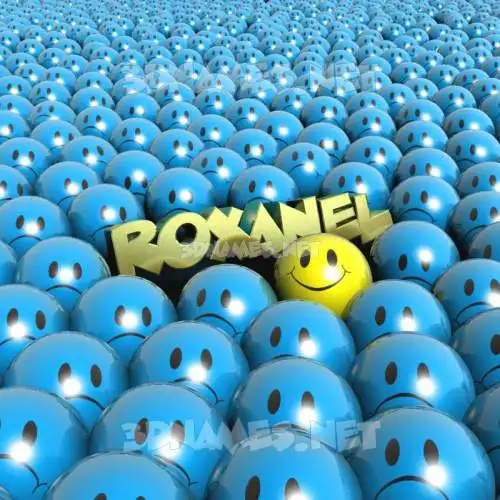 roxanel in Special Smileys style - 3D name wallpaper roxanel in Special Smileys style - 3D name wallpaper