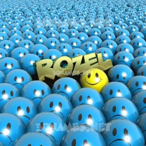 rozel in Special Smileys style - 3D name wallpaper rozel in Special Smileys style - 3D name wallpaper