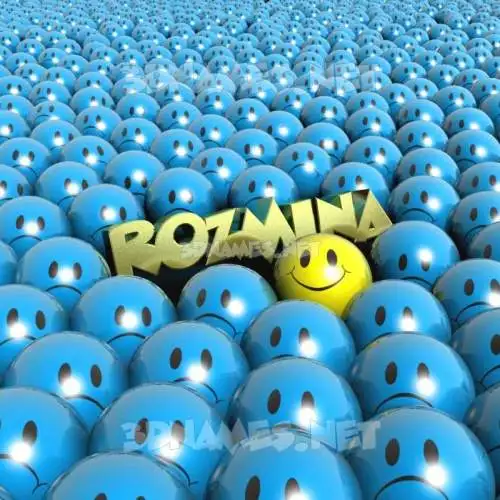 rozmina in Special Smileys style - 3D name wallpaper