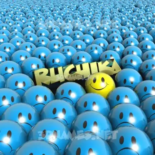 ruchika in Special Smileys style - 3D name wallpaper