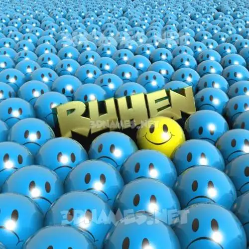 ruhen in Special Smileys style - 3D name wallpaper ruhen in Special Smileys style - 3D name wallpaper