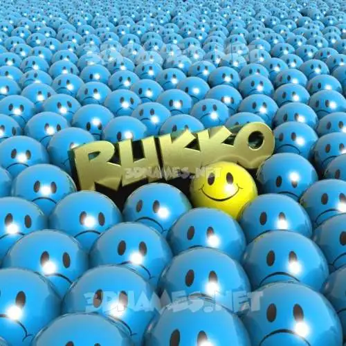 rukko in Special Smileys style - 3D name wallpaper rukko in Special Smileys style - 3D name wallpaper