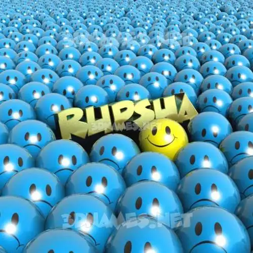 rupsha in Special Smileys style - 3D name wallpaper