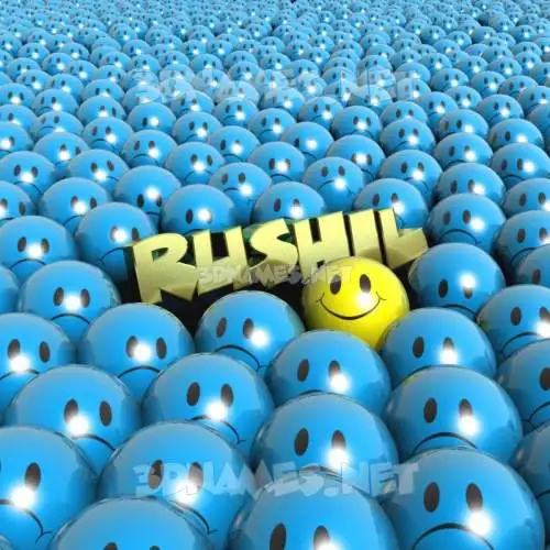 rushil in Special Smileys style - 3D name wallpaper rushil in Special Smileys style - 3D name wallpaper