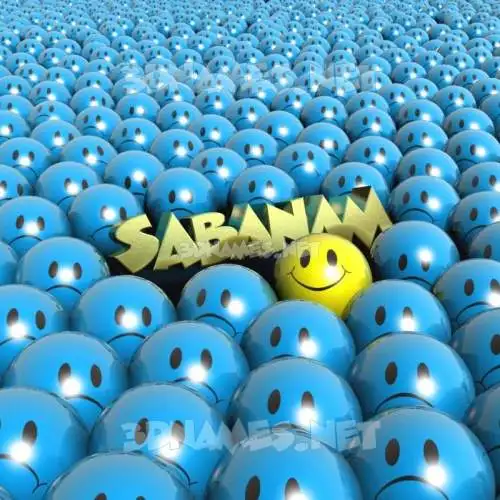 sabanam in Special Smileys style - 3D name wallpaper