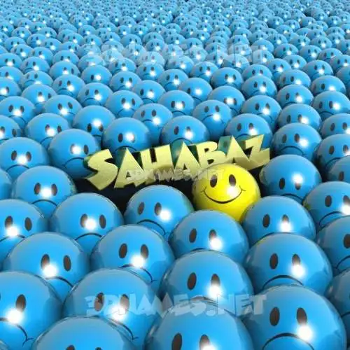sahabaz in Special Smileys style - 3D name wallpaper sahabaz in Special Smileys style - 3D name wallpaper