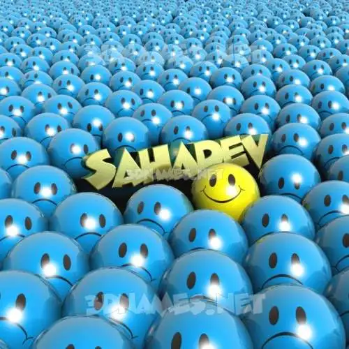 sahadev in Special Smileys style - 3D name wallpaper