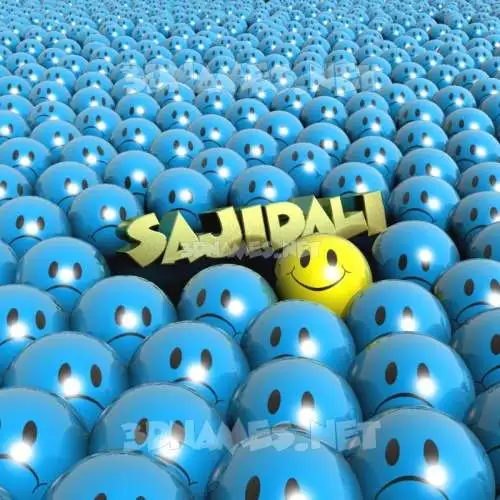 sajidali in Special Smileys style - 3D name wallpaper
