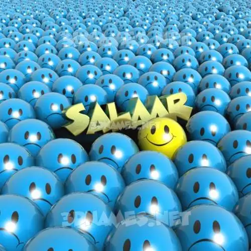 salaar in Special Smileys style - 3D name wallpaper salaar in Special Smileys style - 3D name wallpaper