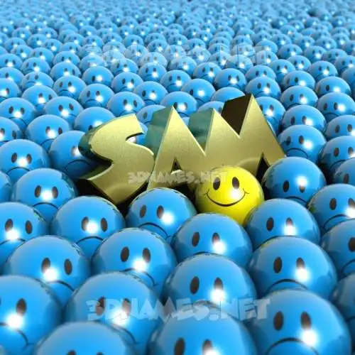 sam in Special Smileys style - 3D name wallpaper sam in Special Smileys style - 3D name wallpaper