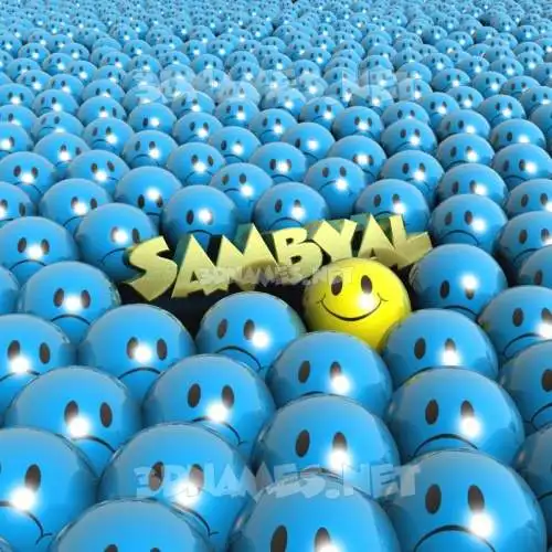 sambyal in Special Smileys style - 3D name wallpaper